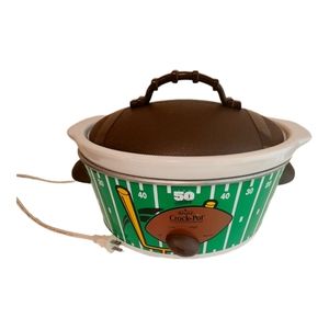 Vintage Football Theme Rival Crockpot